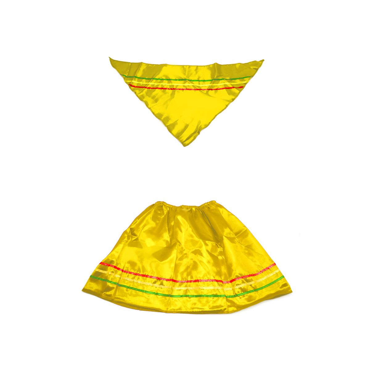 FECO - TRAJE NORTINO MUJER AMARILLO S UN.