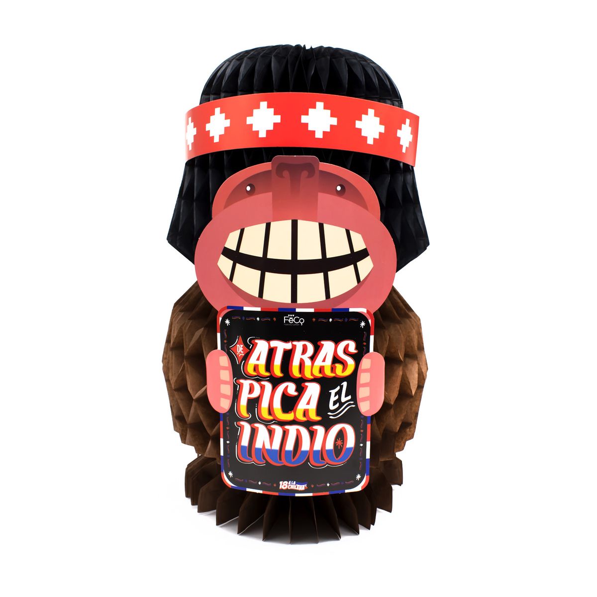 FECO - ADORNO FFPP INDIO PICARO 25x40CM UN.