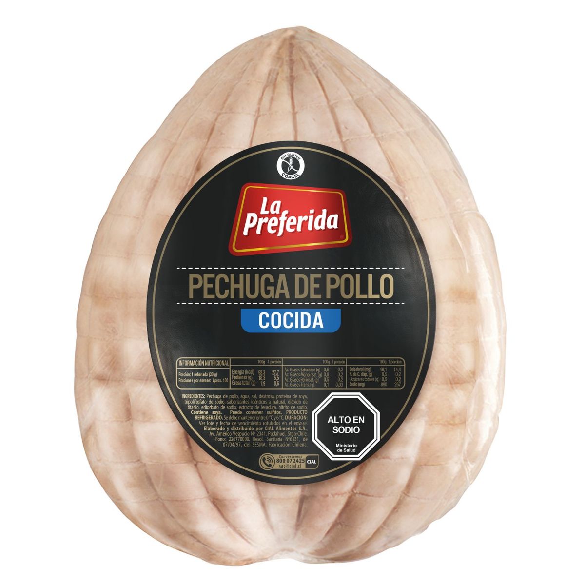 LA PREFERIDA - Pechuga de Pollo Cocida La Preferida a Granel