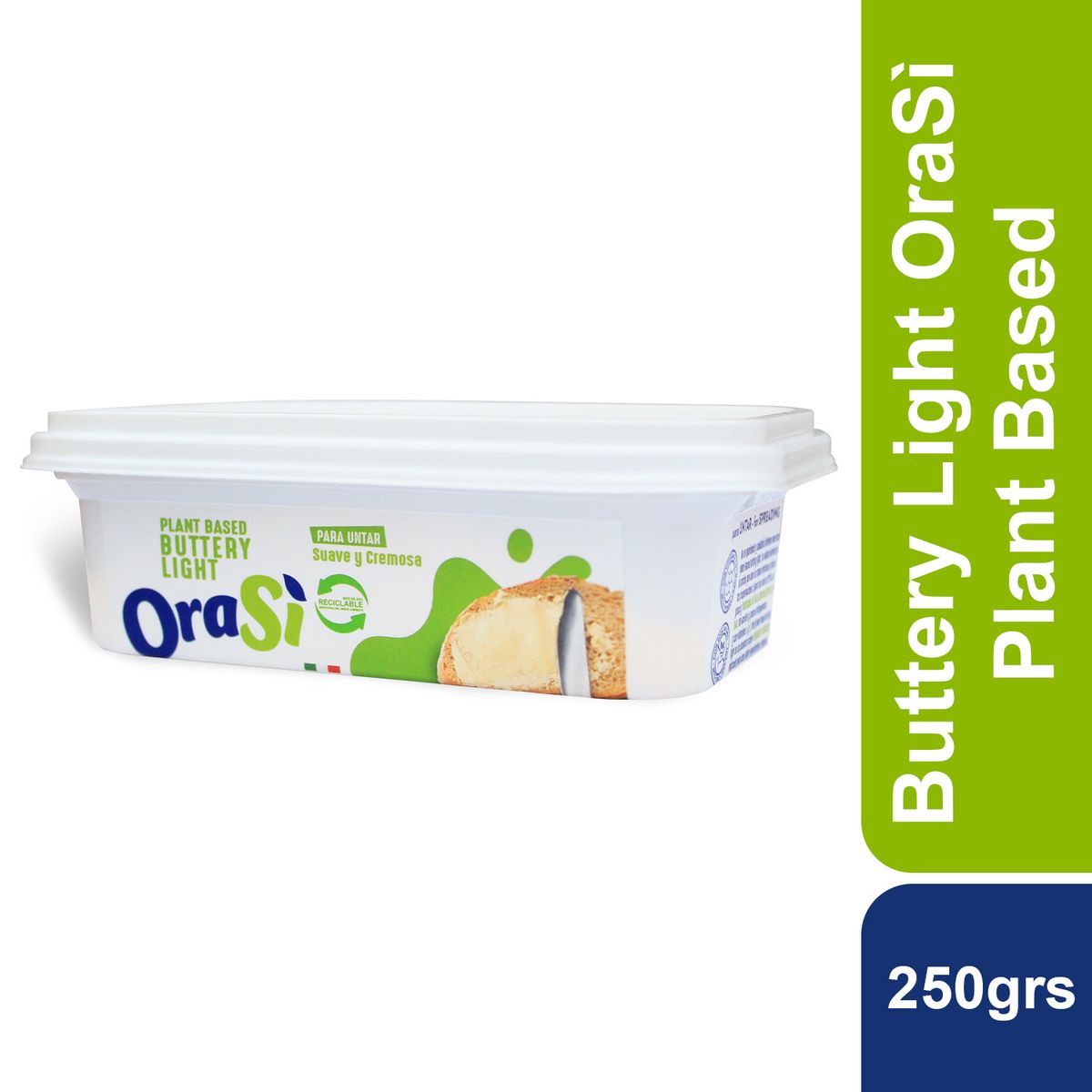 ORASI - Sucedáneo de Mantequilla Light Plant Based Orasi 250 g