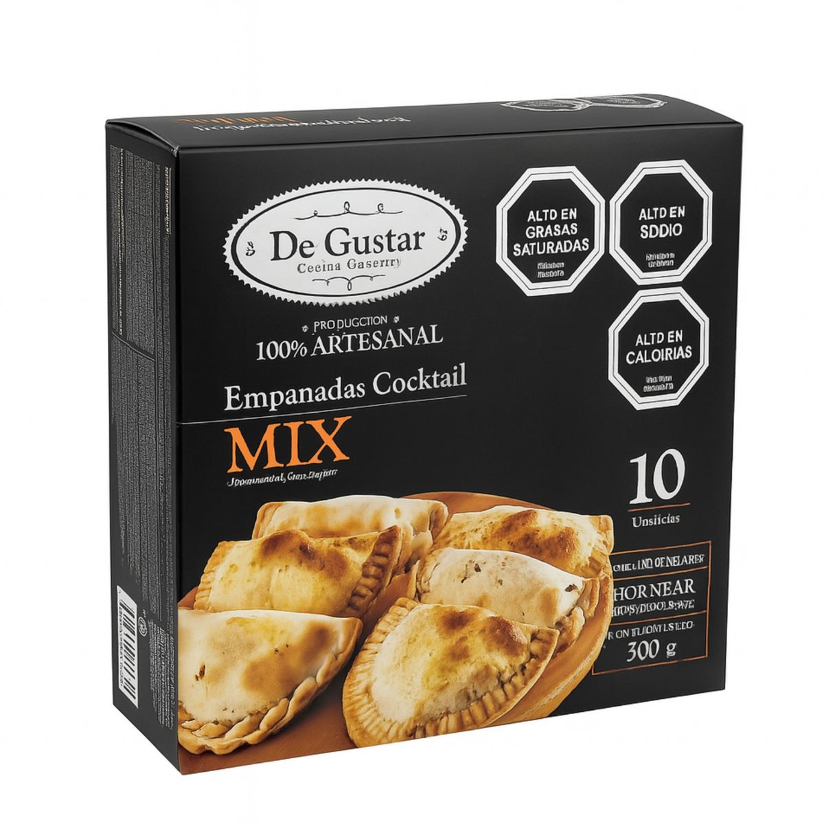 DEGUSTAR - Empanadas Cocktail Mix Congeladas Degustar 10 Un