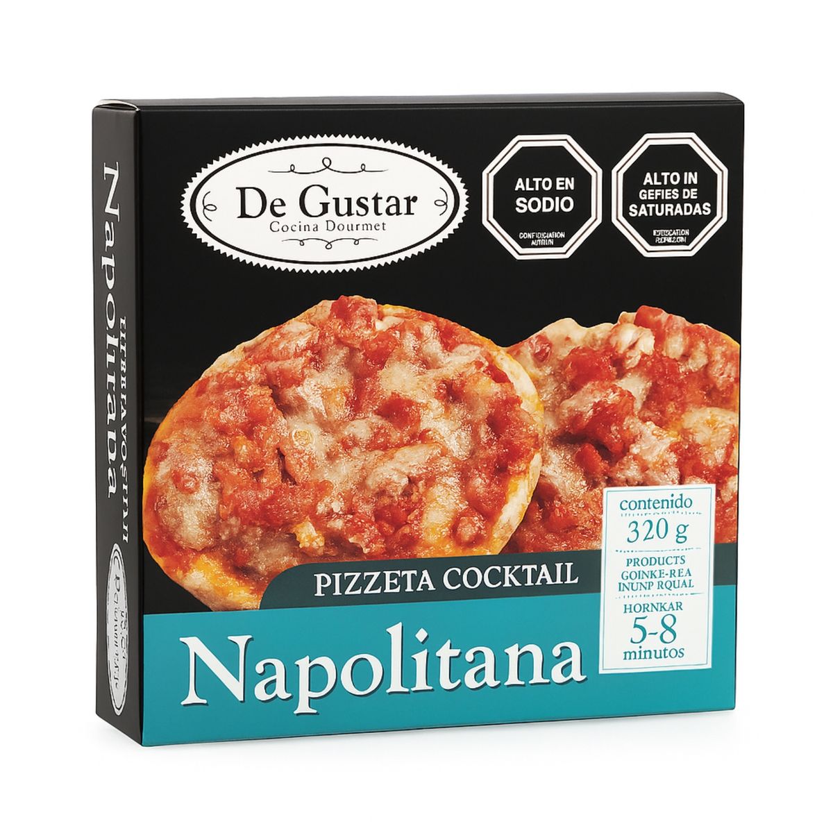 DEGUSTAR - Pizzetas Napolitanas Congeladas Degustar 10 Un