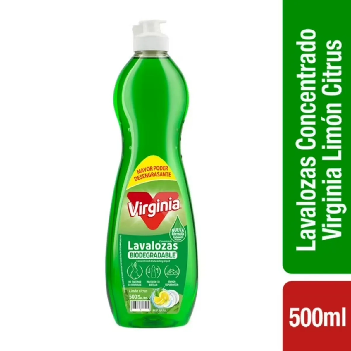 VIRGINIA - Lavalozas Concentrado Aroma Limón Citrus Virginia 500 ml