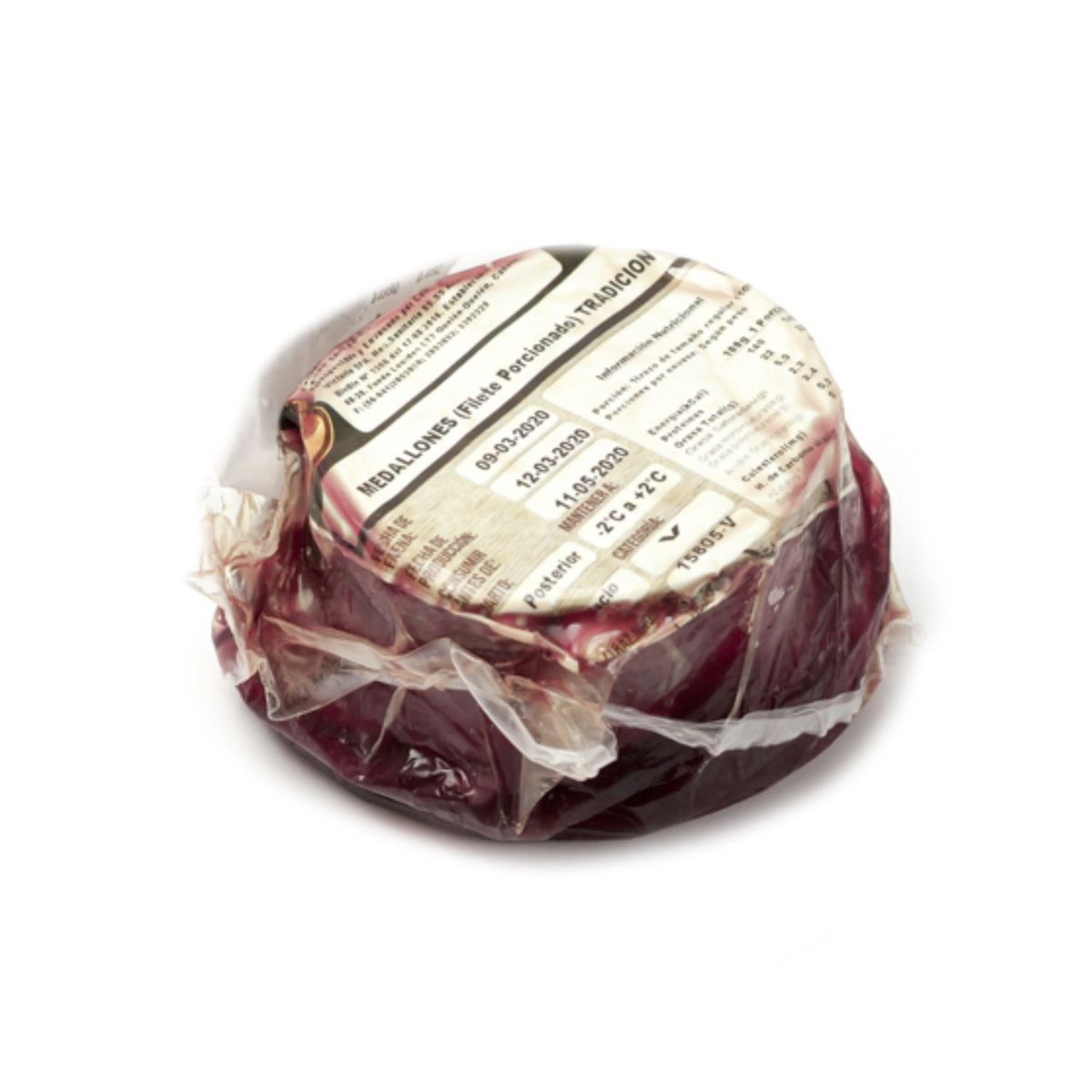 NOBLE CORRAL - Medallón de Filete Porcionado Nacional Cat V al Vacío