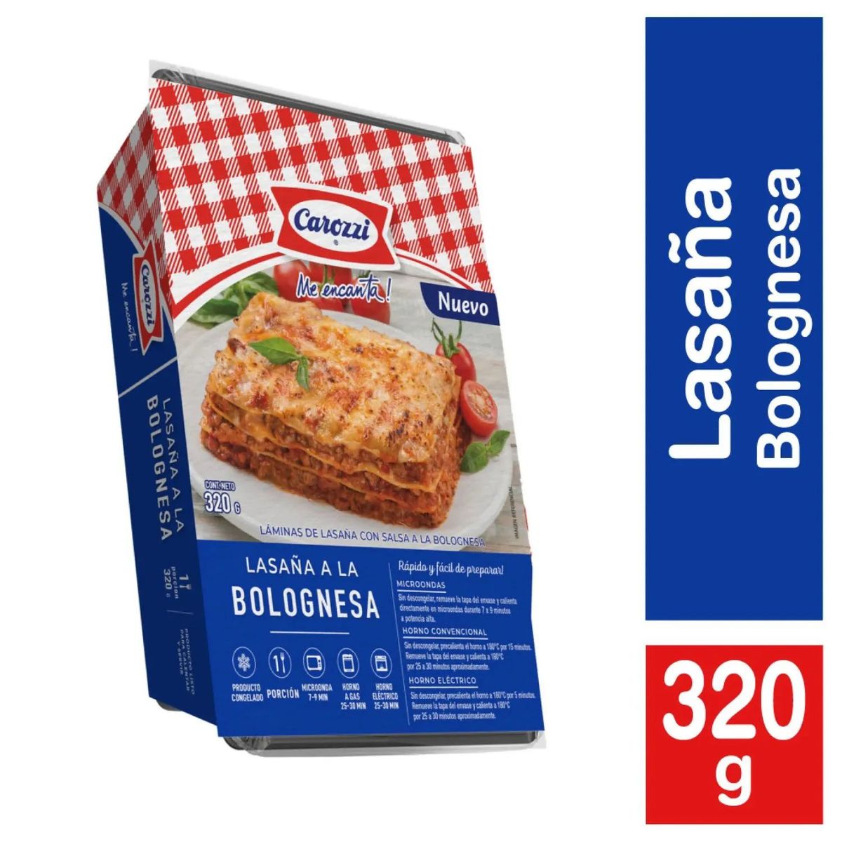 CAROZZI - Lasagña Bolognesa Congelada Carozzi 320 g