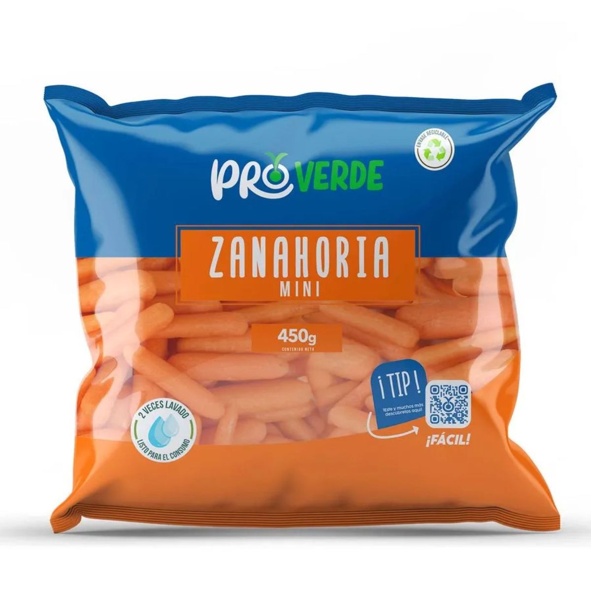 PUNTO AZUL - Mini Zanahorias Baby Punto Azul 450 g