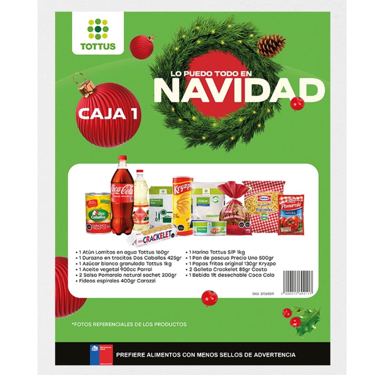 TOTTUS - Caja de Navidad 1 Tottus