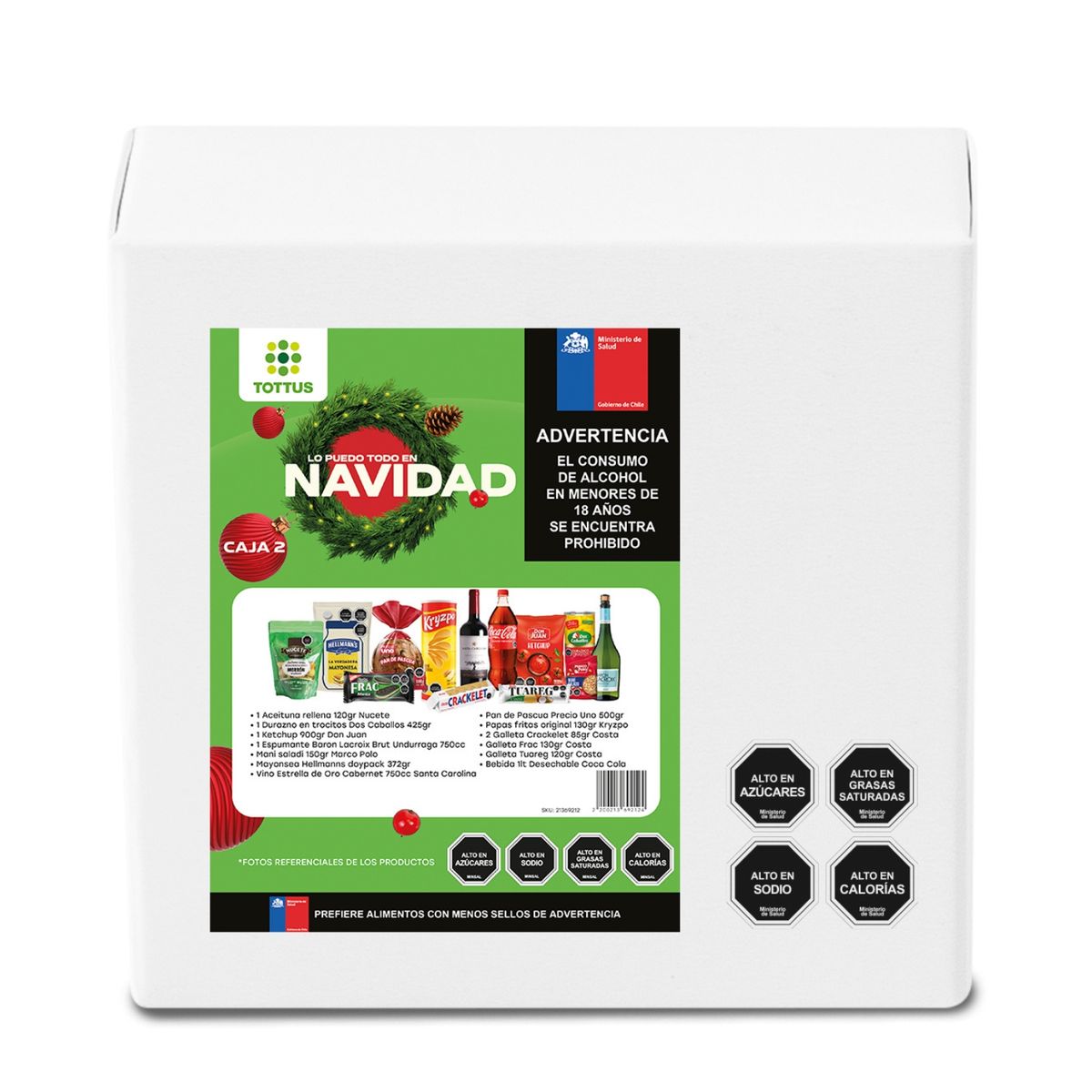 TOTTUS - Caja de Navidad 2 Tottus