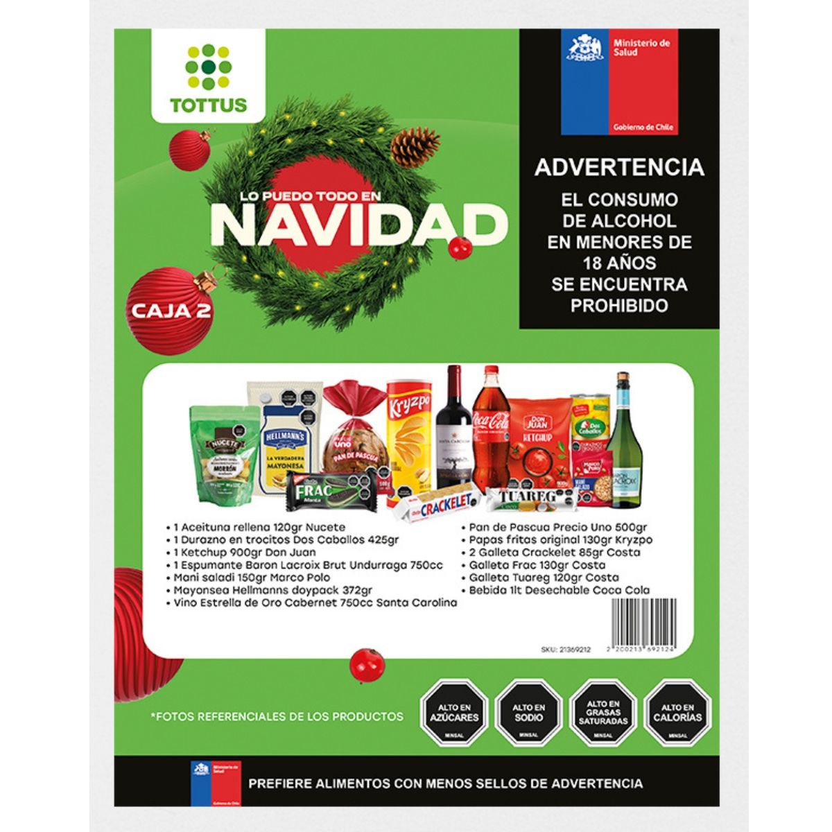 TOTTUS - Caja de Navidad 2 Tottus