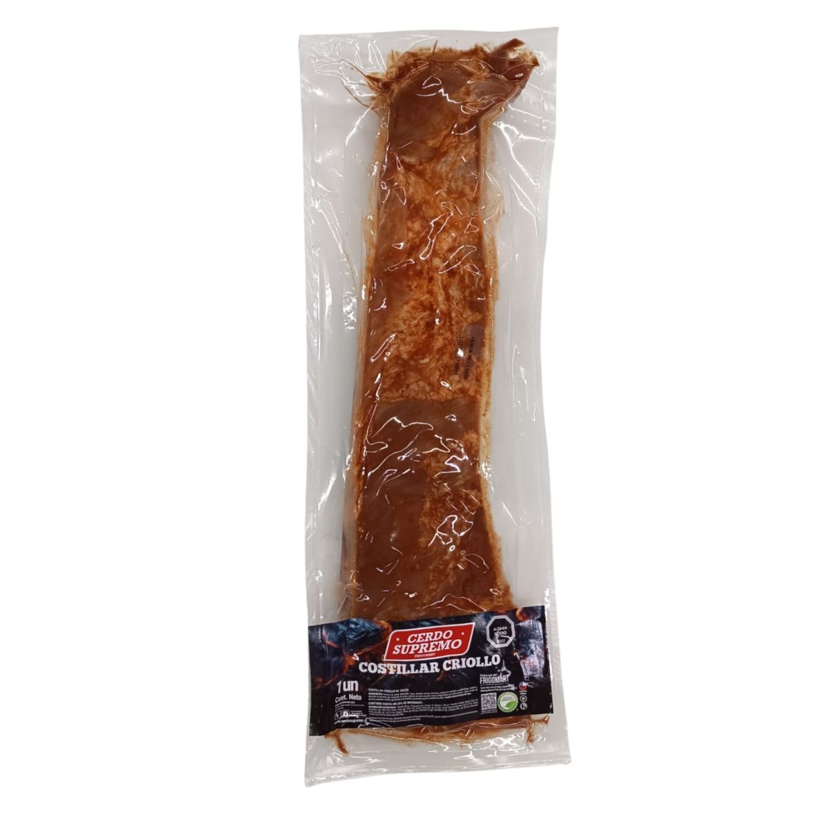 CERDO SUPREMO - Costillar de Cerdo Criollo Refrigerado al Vacío Peso Variable