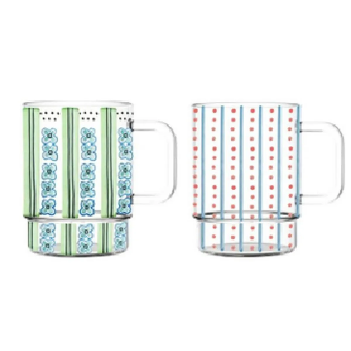 CASA JOVEN - Taza Vidrio Diseño Surtido 500 Ml