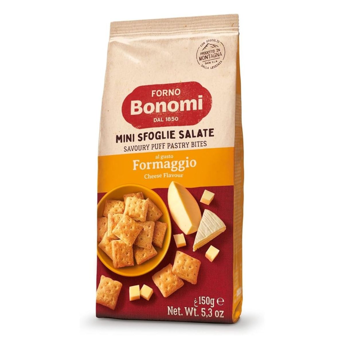 FORNO BONO - MINI GALLETAS QUESO FORNO BONOMI 150 GR