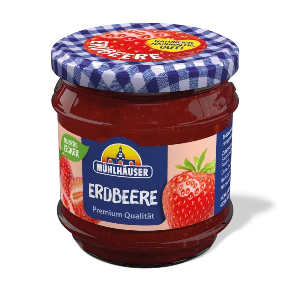 MUHLHAUSER - Mermelada de Frutilla Frasco Muhlhauser 225 g
