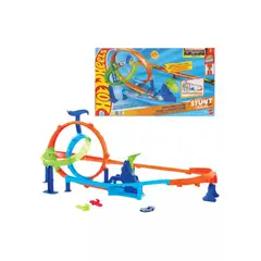 undefined - Hot Wheels Pista Acrobacias Lanza Y Choca