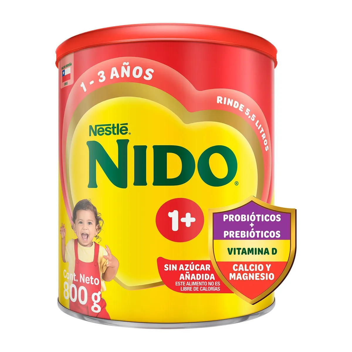 NIDO - Leche en Polvo Tarro 1+ Nido 800 gr