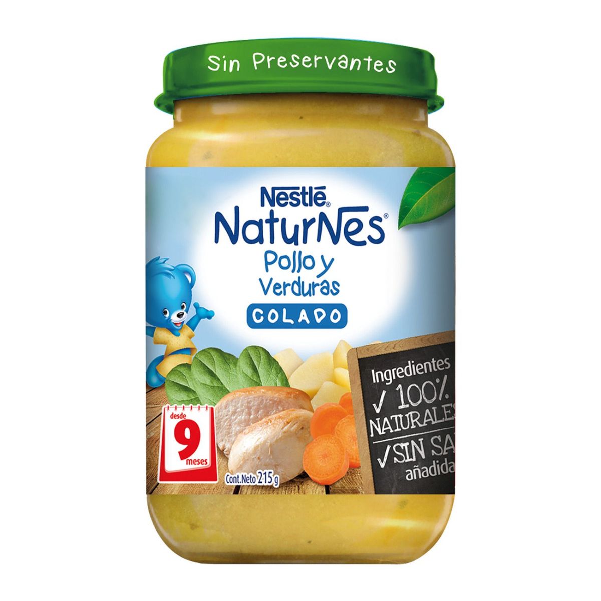 NESTLE - Colado Naturnes Pollo y Verduras Nestle 215 g