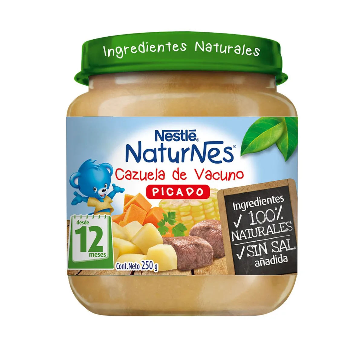 NESTLE - Picado Naturnes Cazuela de Vacuno Nestle 250 g