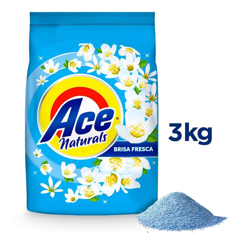 ACE - Detergente en Polvo ACE Brisa Fresca 3kg