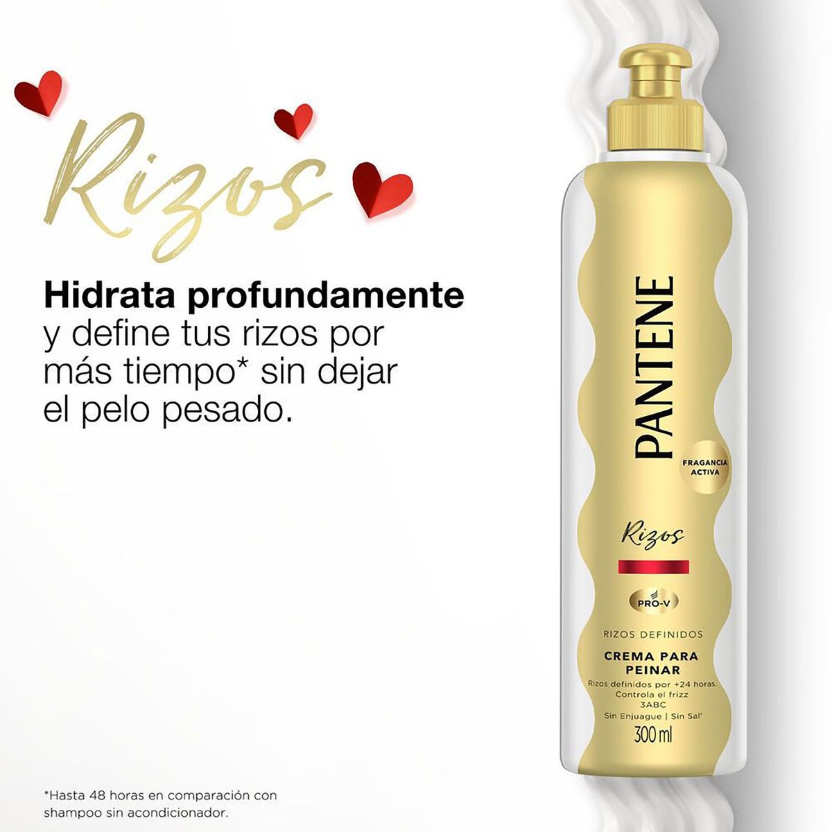PANTENE - Crema de Peinar Pro-V Rizos Definidos