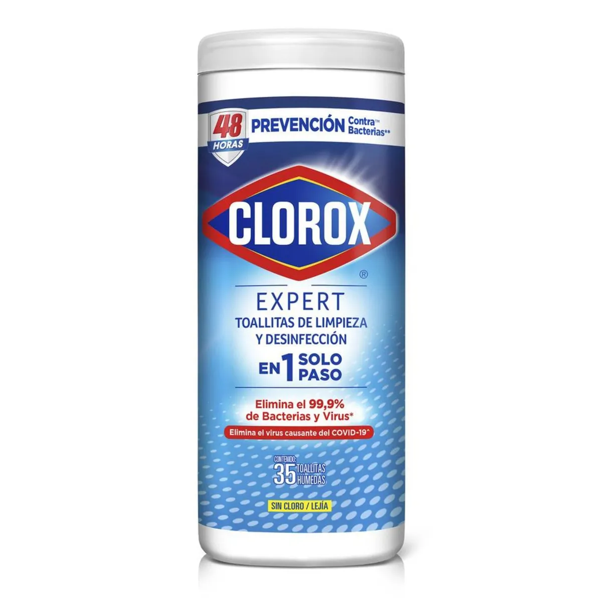 CLOROX - Toallas Húmedas Desinfectantes Clorox Expert 35 Un