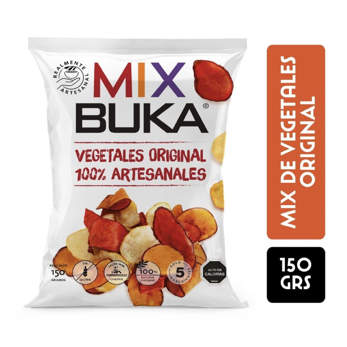 BUKA - Snack Mix de Vegetales Buka 150 g
