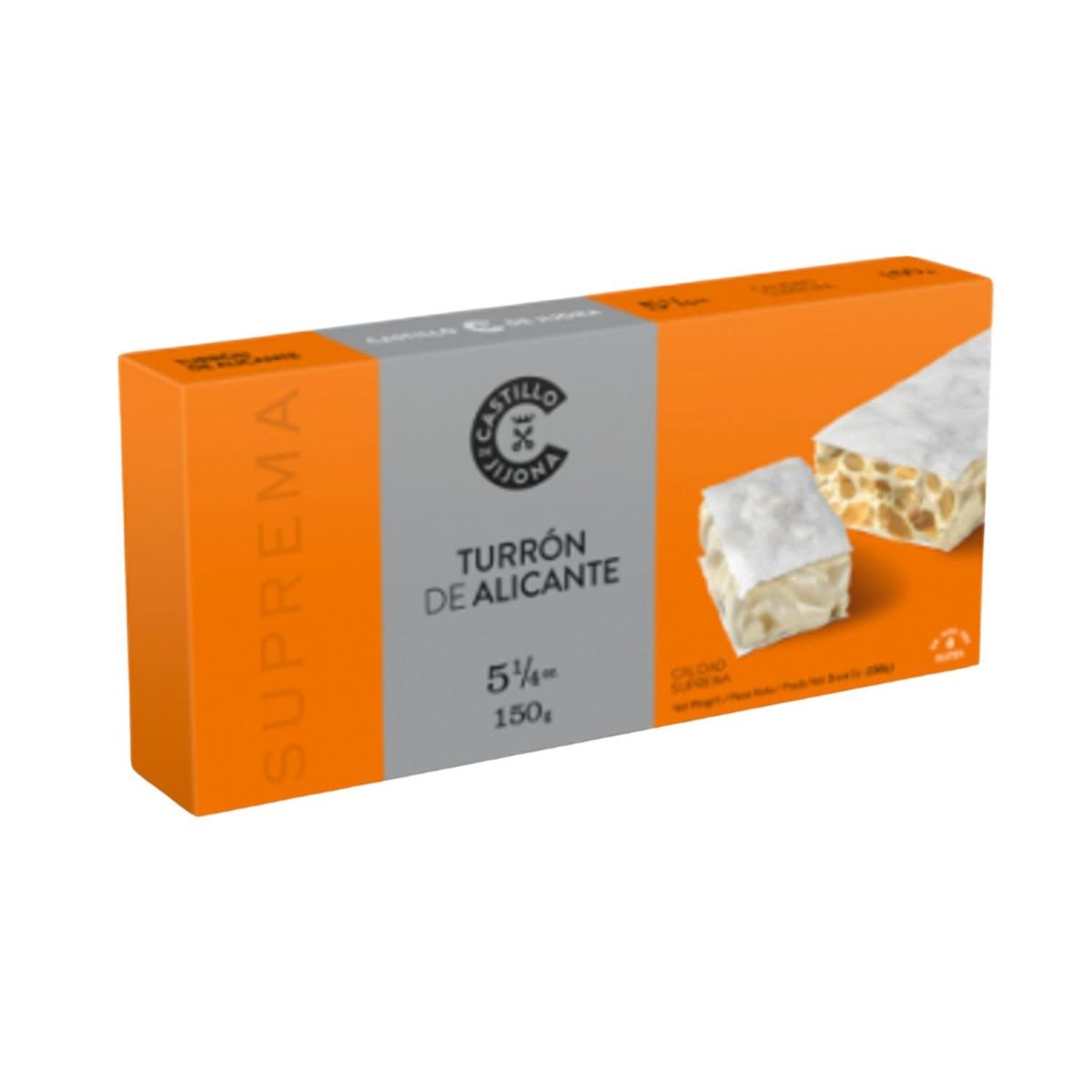 CASTILLO JIJONA - TURRON ALMENDRAS CASTILLO JIJONA 150 GR