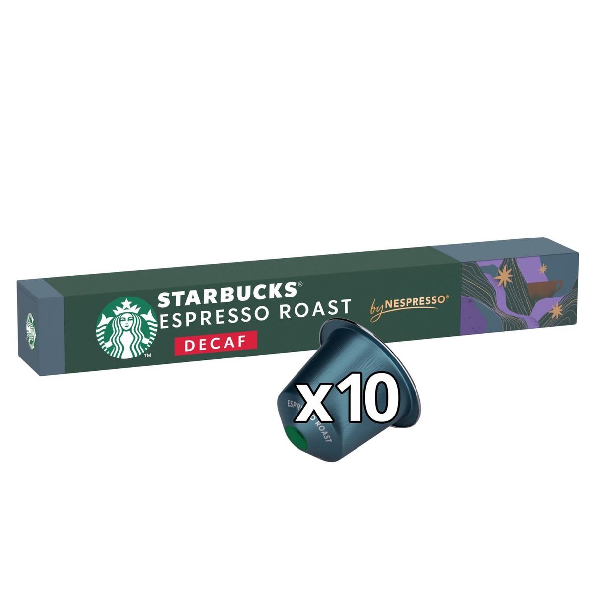 STARBUCKS - CAPSULA ROAST DECAF STARBUCKS 12X80GR