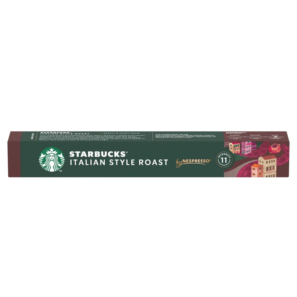 STARBUCKS - Cápsulas de Café Starbucks by Nespresso Italian Style Roast 10 Un