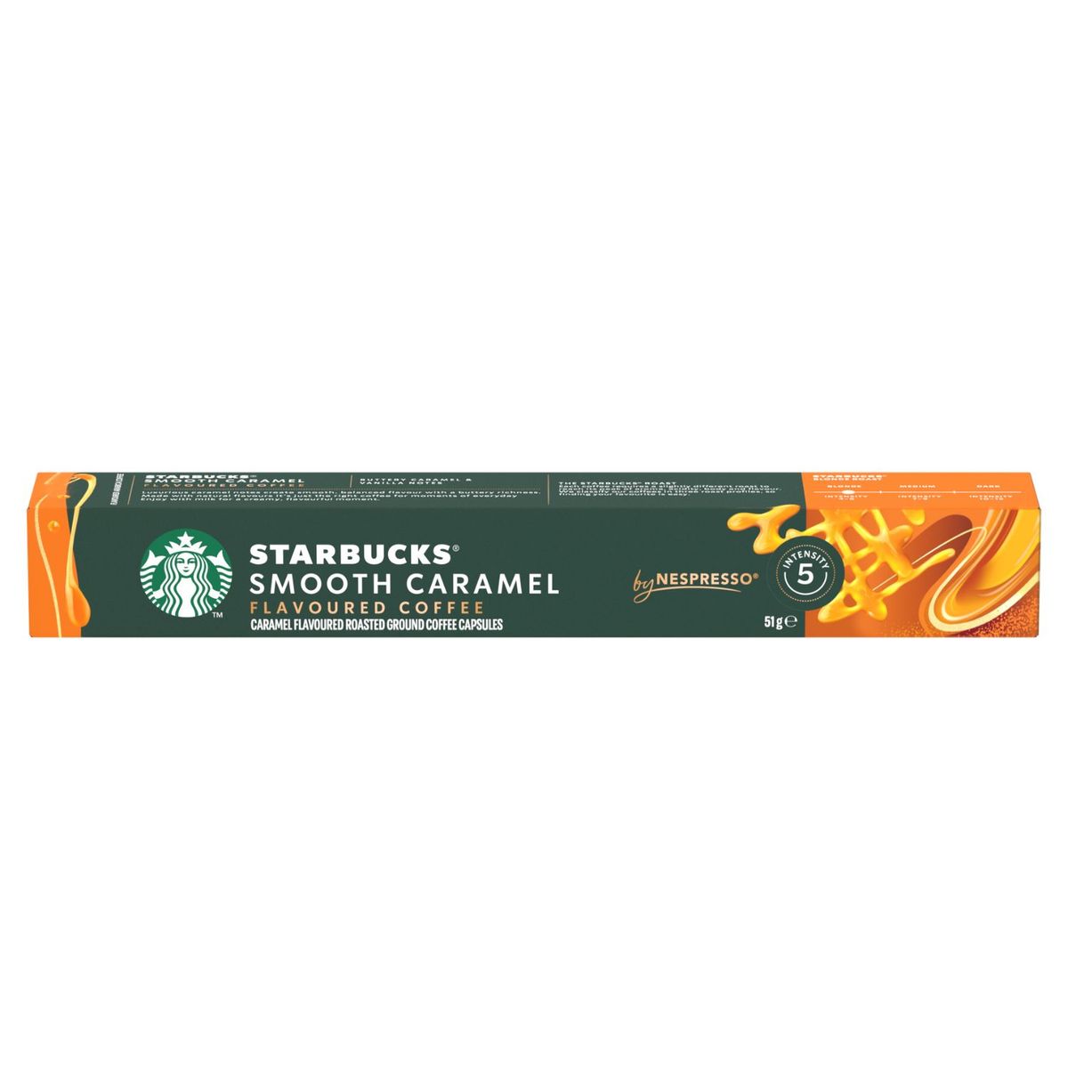 STARBUCKS - Cápsulas de Café Starbucks by Nespresso Smooth Caramel 10 Un
