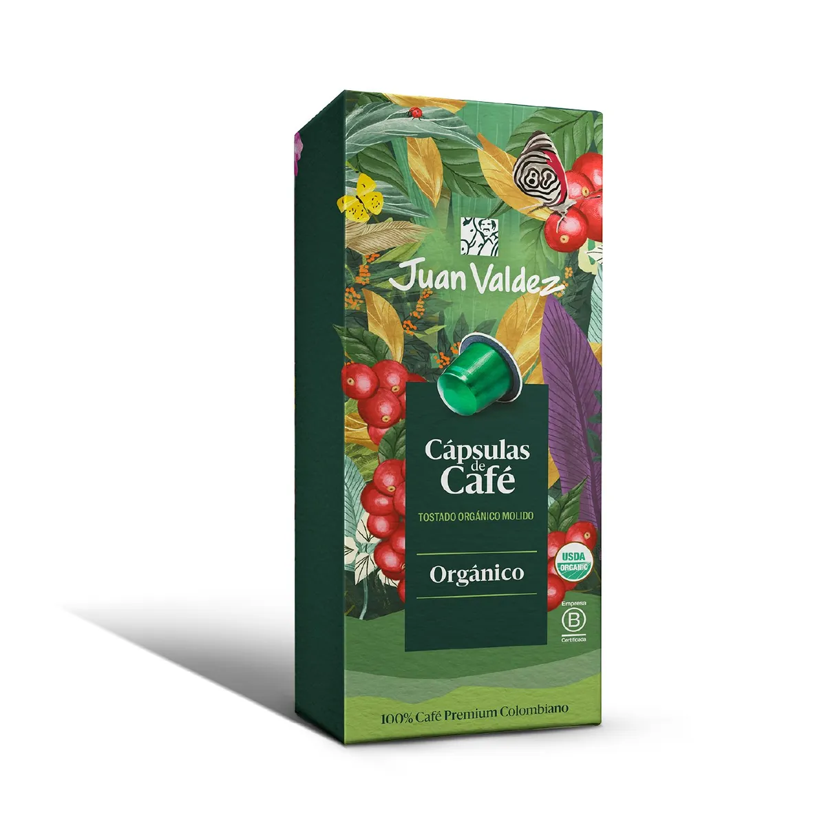 JUAN VALDEZ - Cápsulas de Café Juan Valdez Orgánico 8 un