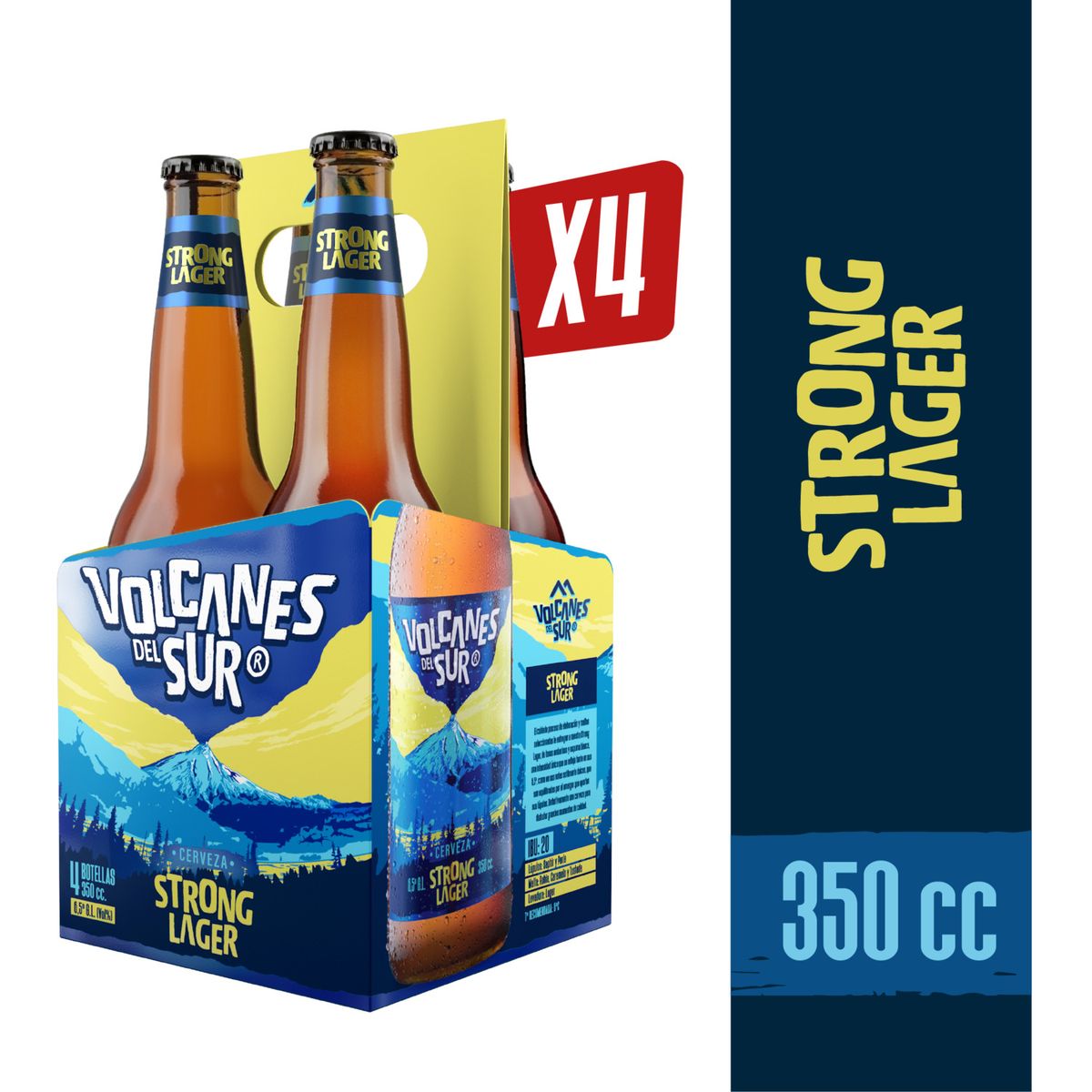 VOLCANES DEL SUR - CER STRONG VOLCANES DEL SUR 5G 4X350 CC