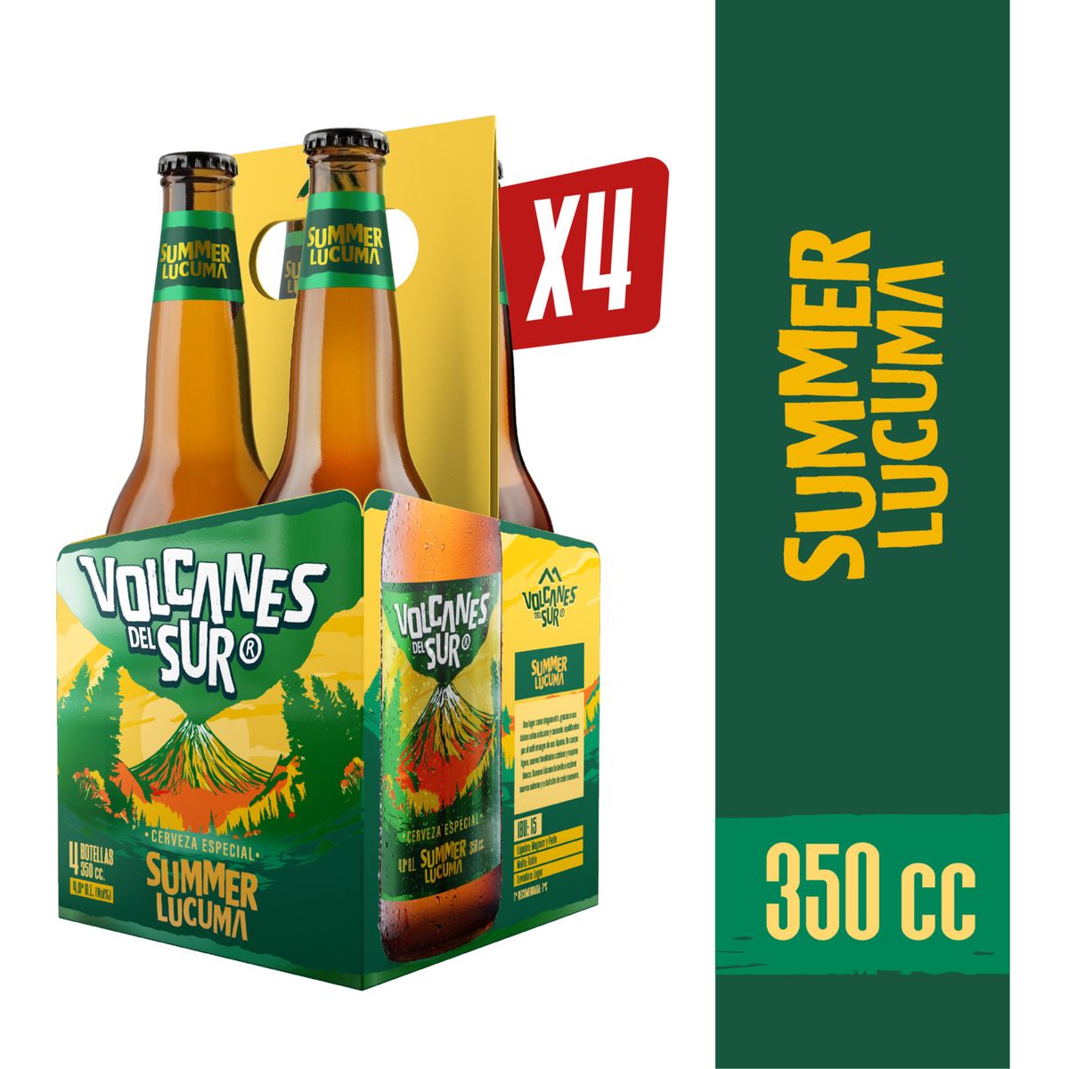 VOLCANES DEL SUR - CER LUCUMA VOLCANES DEL SUR 5G 4X350 CC