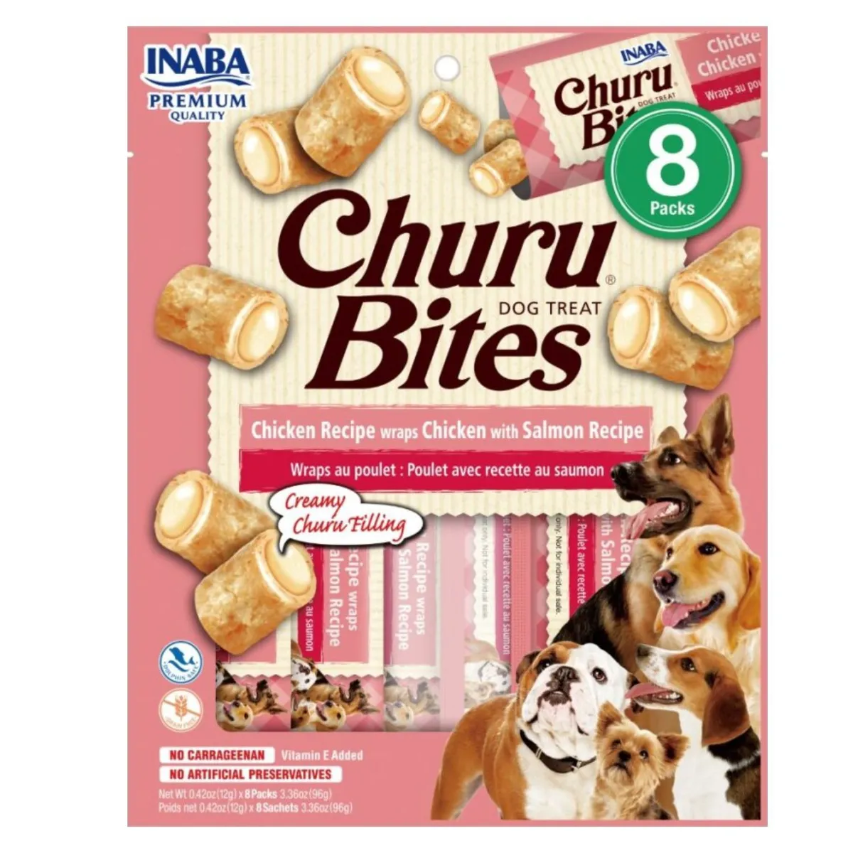 CHURU - Snack para Perros Churu Sabor Pollo con Salmón 96 g