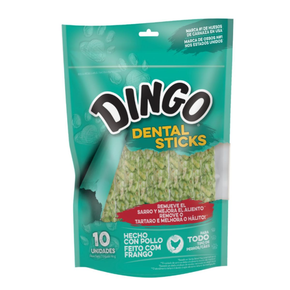 DINGO - Hueso Dental Munchy Stix Dingo 90 g