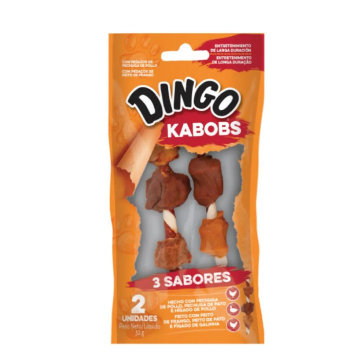 DINGO - Hueso para Perros Dingo 3 sabores 2 Un