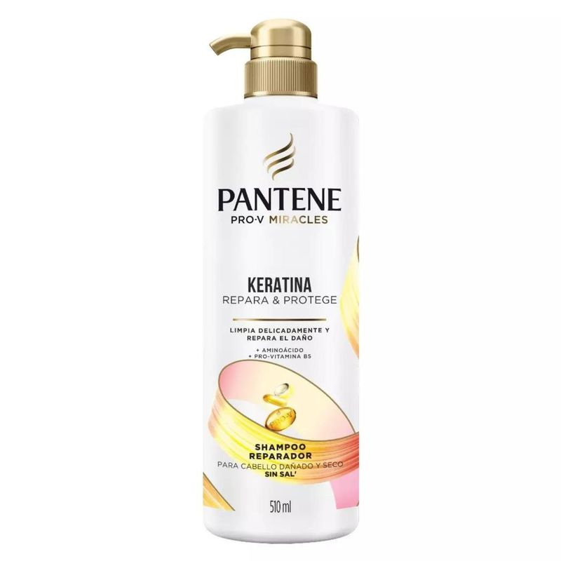 PANTENE - Shampoo Pantene Keratina 510 ml