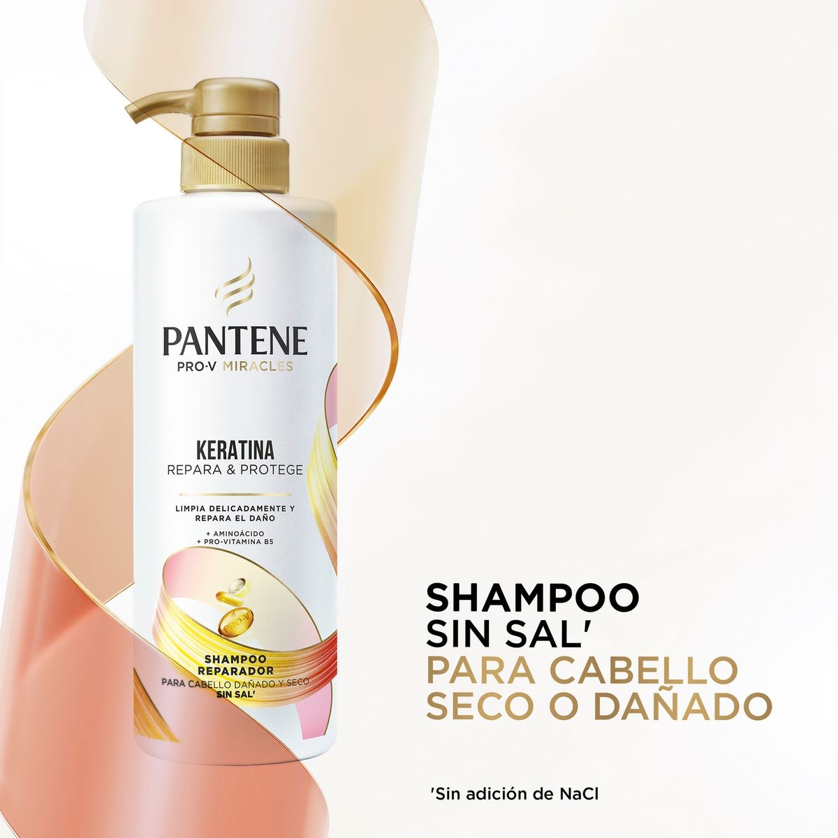 PANTENE - Shampoo Pantene Keratina 510 ml