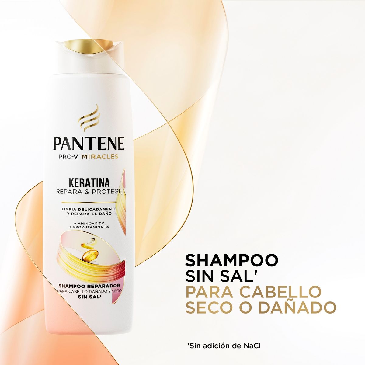 PANTENE - Shampoo Pantene Keratina 300 ml