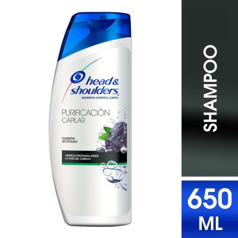 HEAD AND SHOULDERS - Shampoo Head & Shoulders Carbón 650 ml