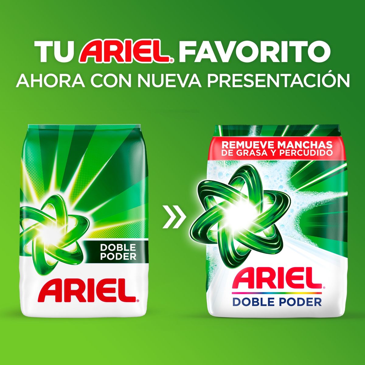 ARIEL - Detergente en Polvo Ariel 2.7 kg