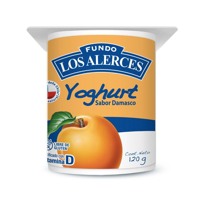 FUNDO LOS ALERCES - Yoghurt Sabor Damasco Fundo Los Alerces 120 g