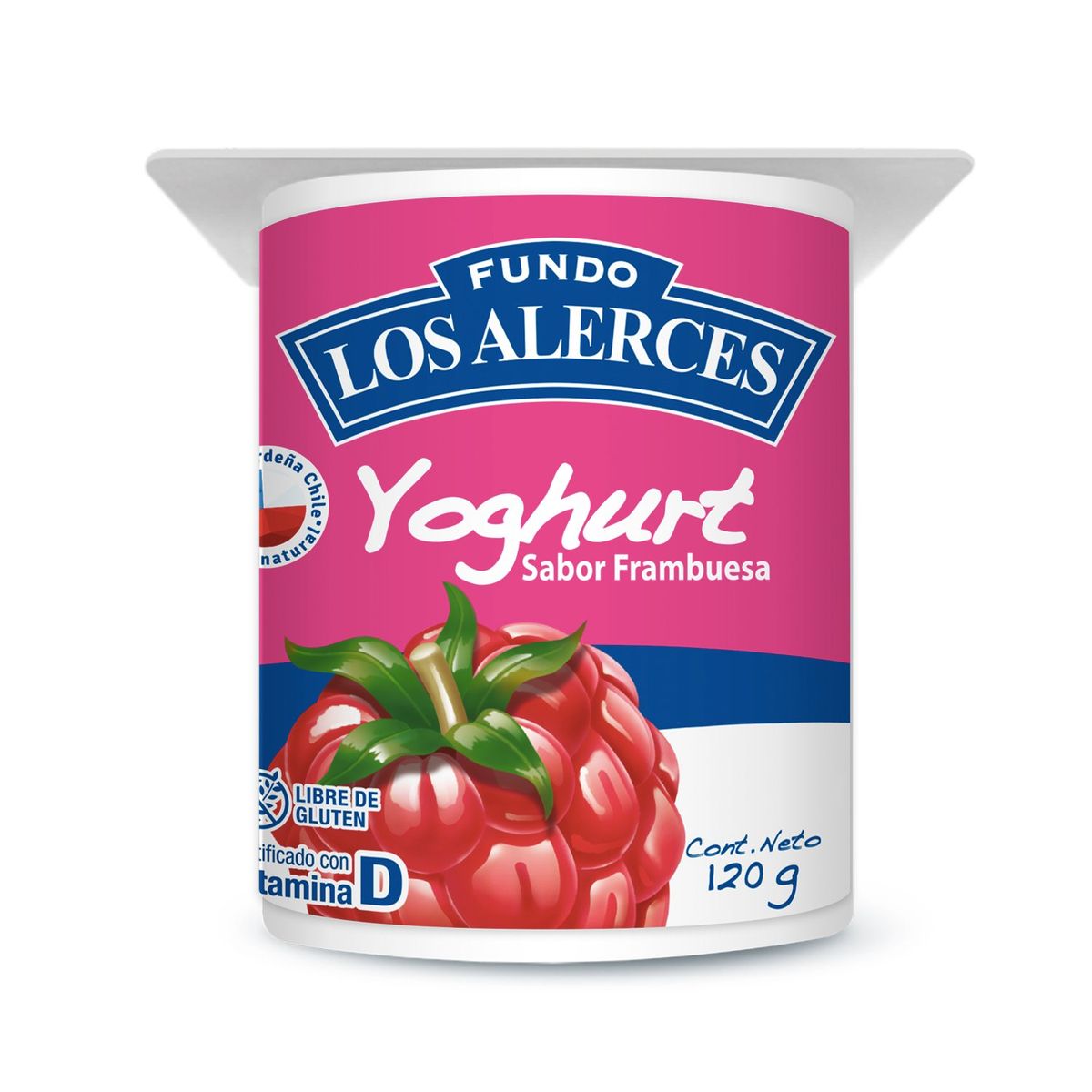 FUNDO LOS ALERCES - Yoghurt Sabor Frambuesa Fundo Los Alerces 120 g