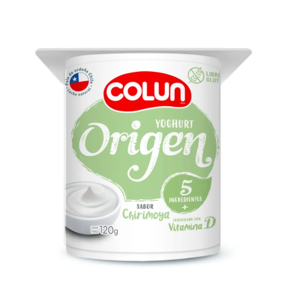 COLUN - Yoghurt Origen Sabor Chirimoya Colun 120 g