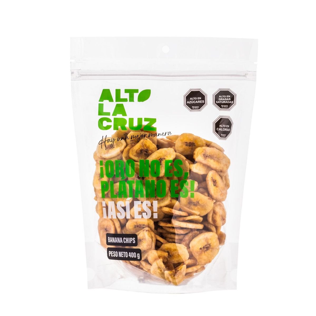 ALTO LA CRUZ - Chips de Banana Deshidratada Alto La Cruz 400 g
