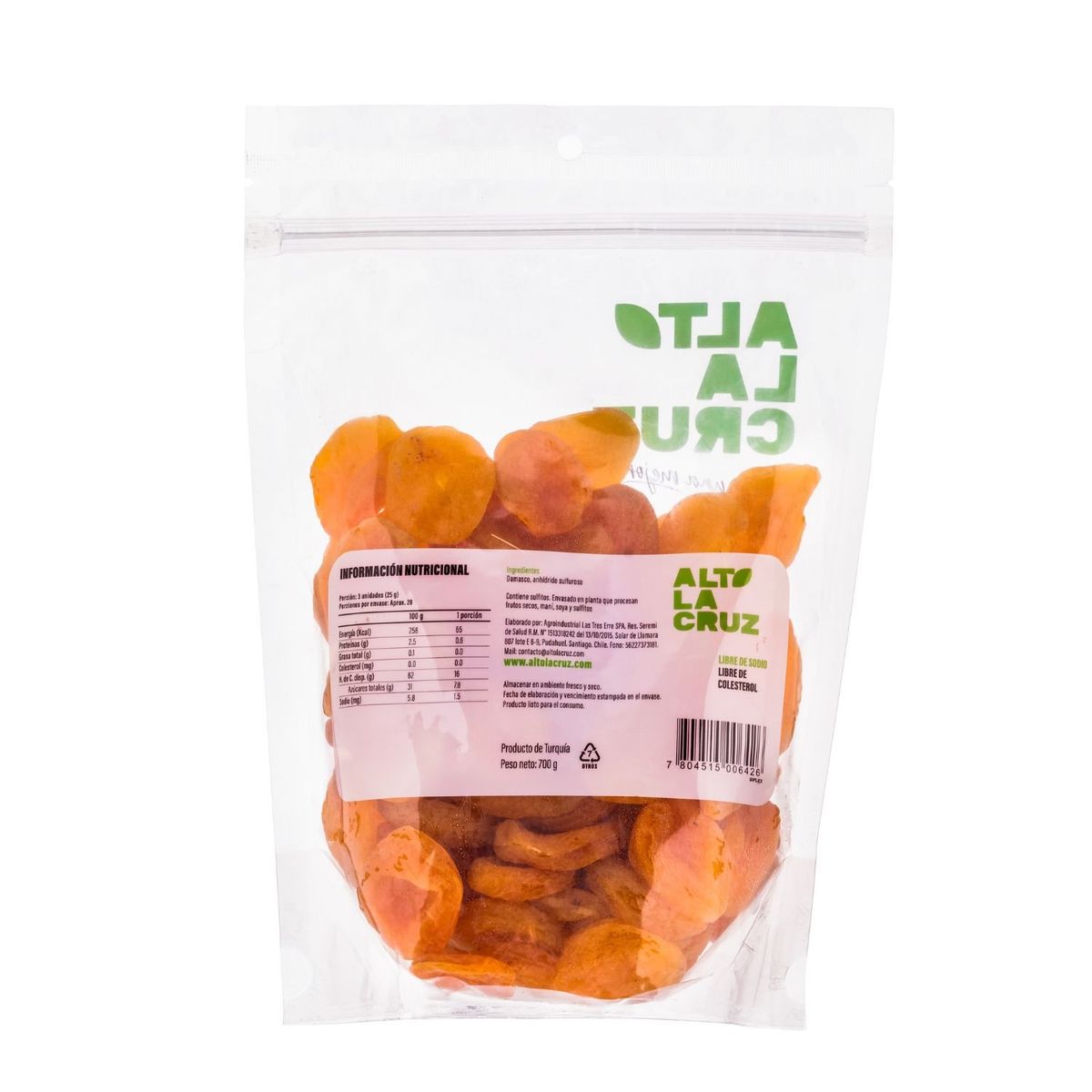 ALTO LA CRUZ - Damasco Turco Alto La Cruz 700 g