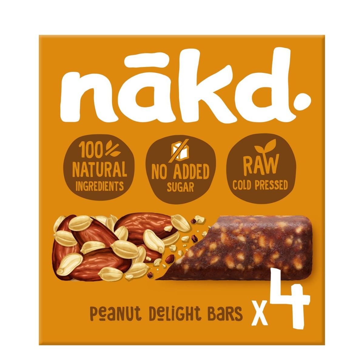 NAKD - Barras Nakd Maní 140 g
