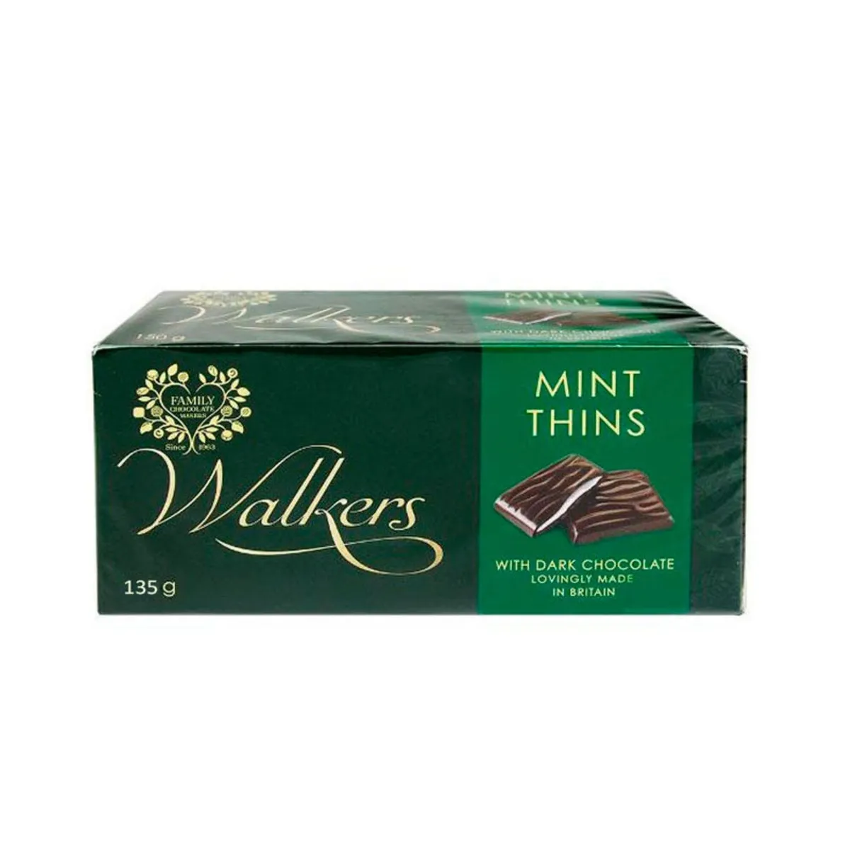 WALKERS - Chocolate Tableta Walkers Menta 135 g