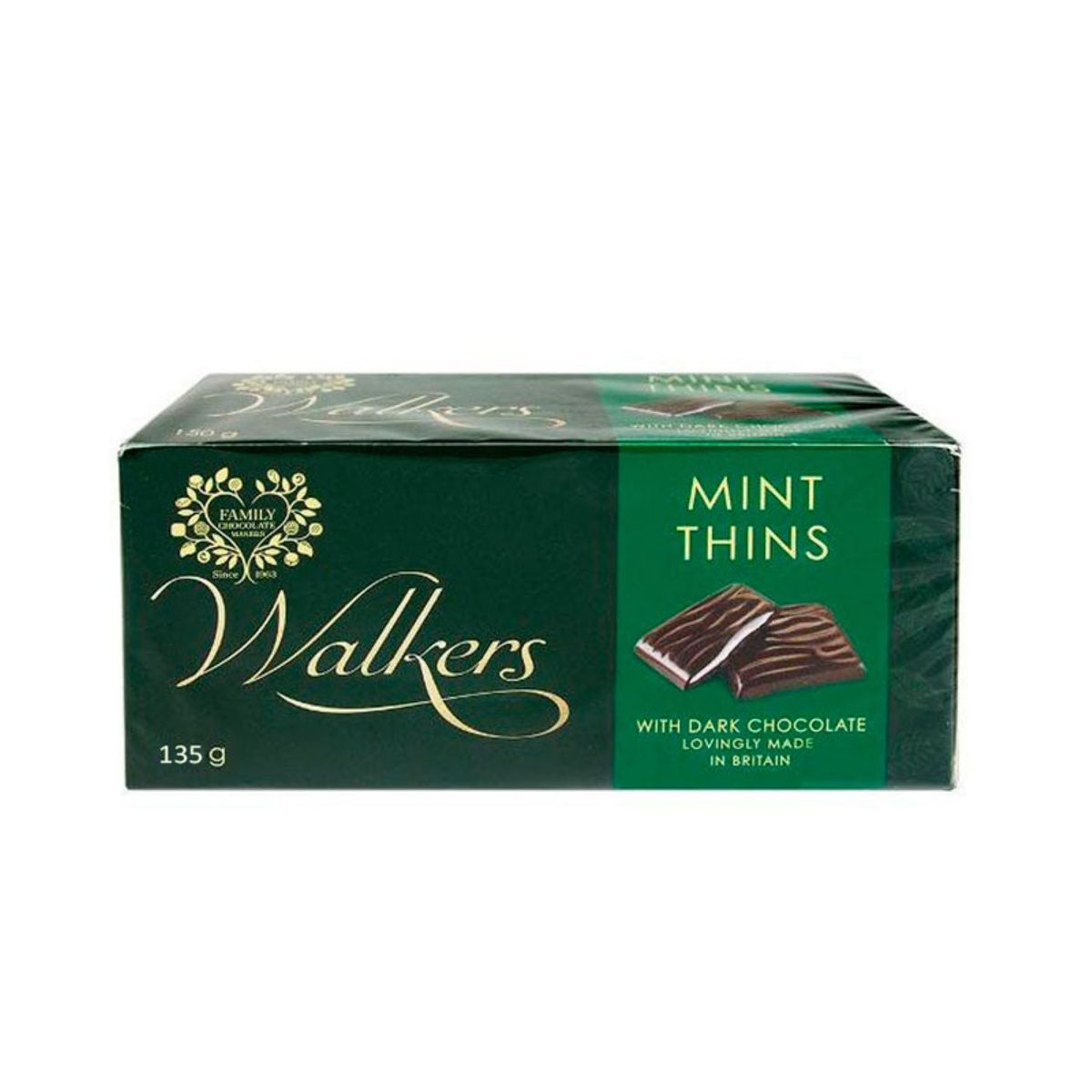 WALKERS - Chocolate Tableta Walkers Menta 135 g