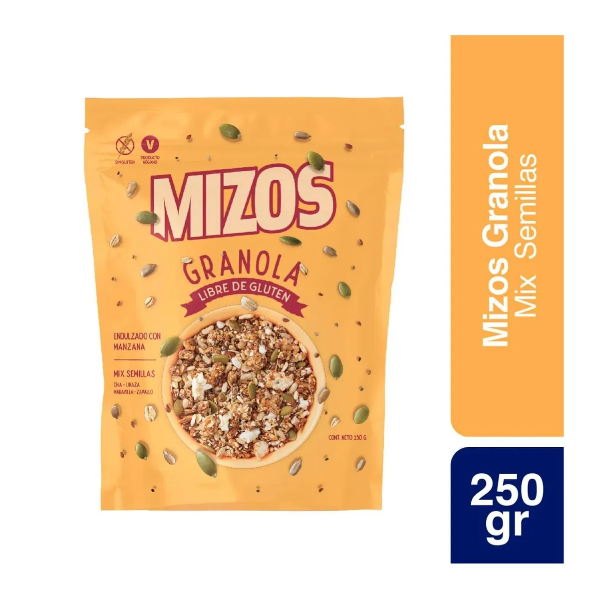 MIZOS - Granola Mizos Mix Semillas 250 g