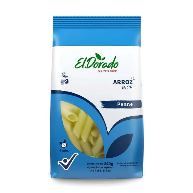 EL DORADO - Pasta de Arroz Penne Sin Gluten El Dorado 250 g